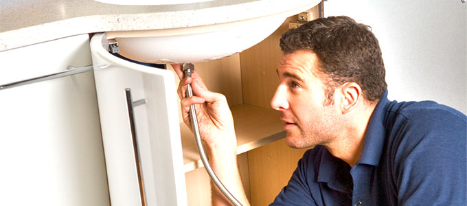 plumbing contractor performing a scarborough plumbing inspection